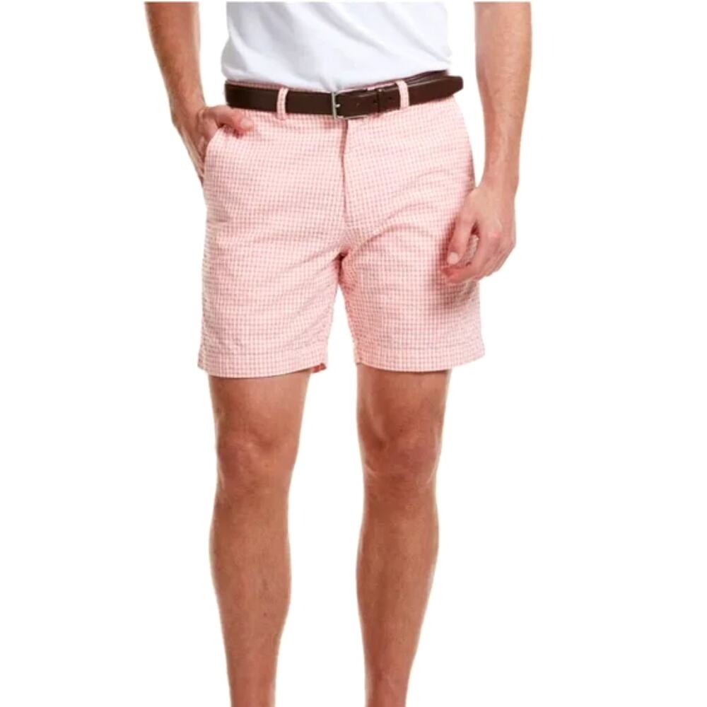 NWT Vineyard Vines Seersucker Check 7” Breaker Shorts size 38